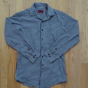 Alfani Checkered Dress Shirt